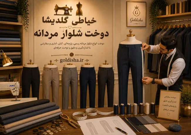 دوخت شلوار مردانه