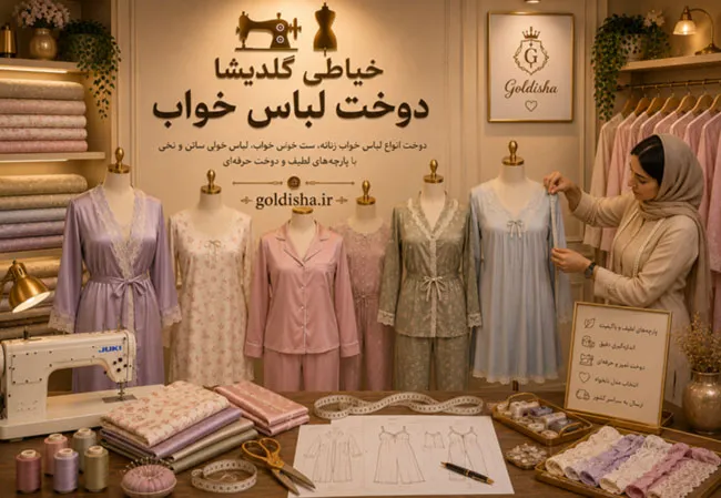 دوخت لباس خواب