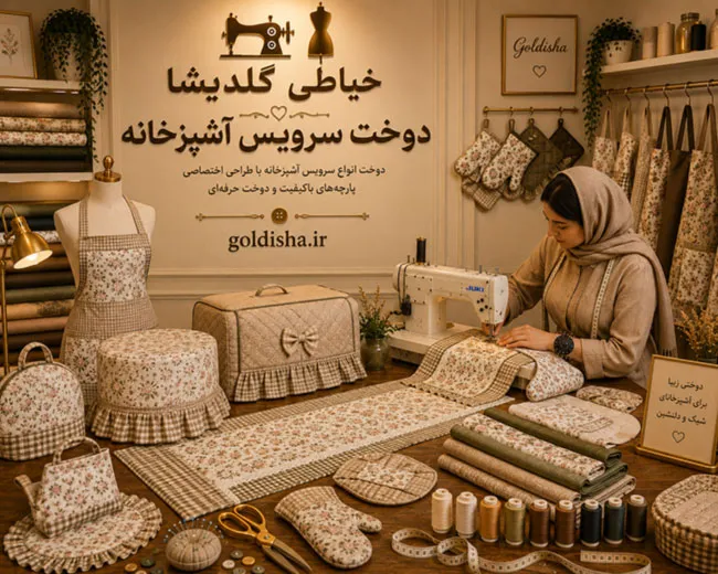دوخت سرویس آشپزخانه